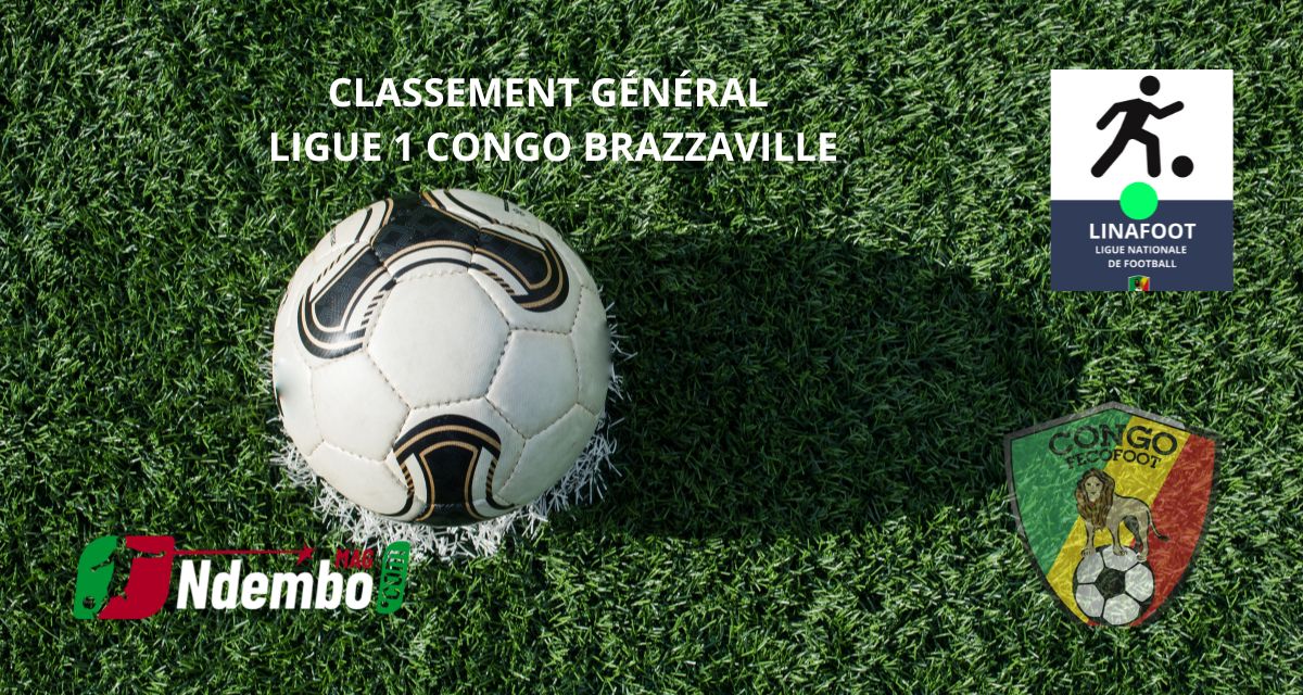Ligue 1 Congo Brazzaville : Classement Général