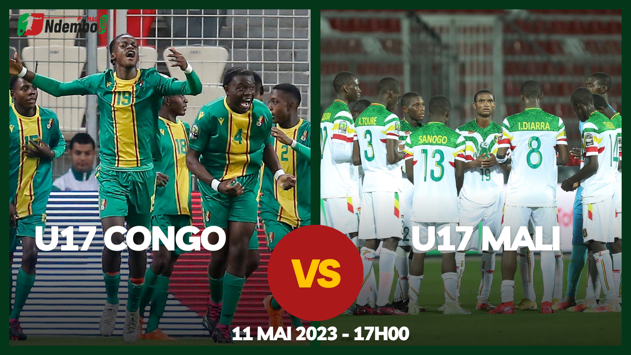 CAN U17 Algérie 2023 : Ce qu’il faut savoir du quart de finale des Diables Rouges U17 du Congo contre le Mali
