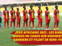 Jeux Africains 2023 : Les Diables Rouges du Congo U20 dominent les Gambiens et filent en demi-finale